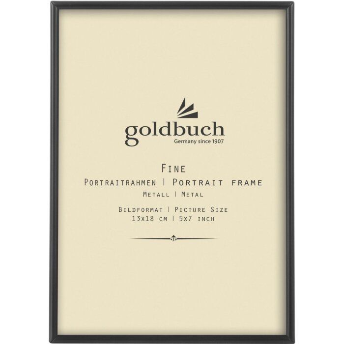 Goldbuch cadru metalic pentru portret Fine 13x18 cm antracit