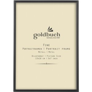 Goldbuch Metall-Portraitrahmen Fine 13x18 cm anthrazit