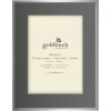 Goldbuch Metallrahmen Argento 13x18 cm Grau mit Passepartout
