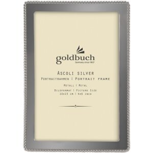 Goldbuch Metall Fotorahmen Ascoli silber 10x15 cm