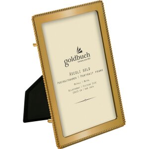 Goldbuch Fotorahmen Ascoli Metall Perlenstruktur Gold Silber 10x15 13x18 cm