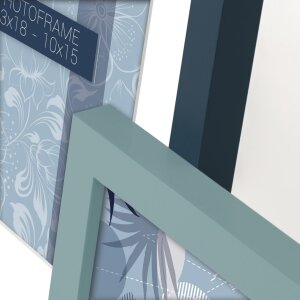 ZEP Bilderrahmen Regal Set Maratea 2 Regale 5 Rahmen