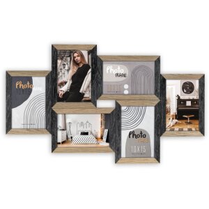 ZEP Galerie foto Vercelli negru 6 fotografii 10x15 cm...