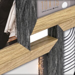 ZEP Galerie foto Vercelli negru 6 fotografii 10x15 cm (54x33 cm)