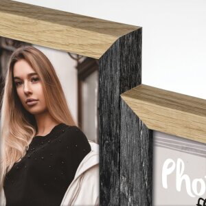 ZEP Galerie foto Vercelli negru 6 fotografii 10x15 cm (54x33 cm)