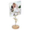 ZEP Fotohalter Celeste 6x17 cm – suport foto vertical din lemn cu clip metalic
