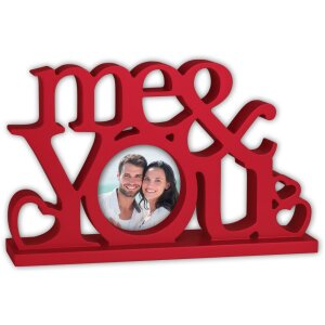 ZEP Holz Fotorahmen Samantha rot 10x10 cm 31x19x5 cm