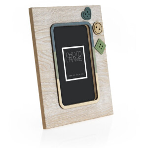 ZEP cadru foto din lemn Blazer 10x15 cm butoane