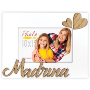 ZEP Holz-Fotorahmen Madrina weiß 10x15 Zentimeter