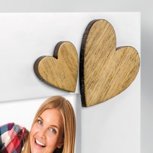 ZEP Holz-Fotorahmen Madrina weiß 10x15 Zentimeter