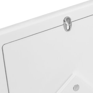 Rama foto metalică ZEP Assisi White 20x25 cm, argintiu strălucitor