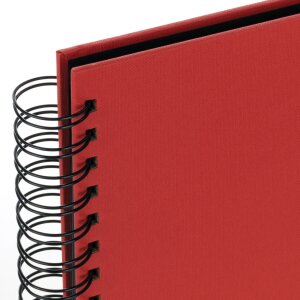 ZEP Spiralalbum Misty rot 21x16 cm 50 schwarze Seiten