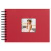 ZEP Spiralalbum Misty rot 21x16 cm 50 schwarze Seiten