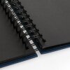 ZEP Spiralalbum Misty Blau 21x16 cm 50 schwarze Seiten