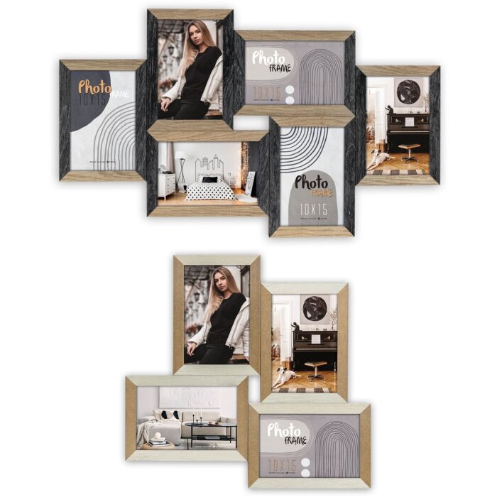 ZEP Galerie foto Vercelli pentru 4 sau 6 fotografii 10x15 cm, 35x35 cm sau 54x33 cm