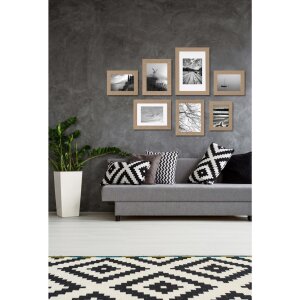 Henzo set de rame de perete Driftwood bej 7 rame foto