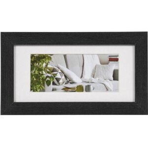 Henzo Picture Frame Modern 10x20 cm Negru Passepartout...
