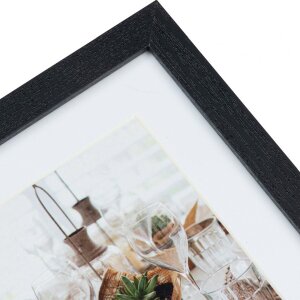 Galerie foto Henzo Modern 20x40 cm negru pentru 3 fotografii 10x15 cm