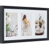 Galerie foto Henzo Modern 20x40 cm negru pentru 3 fotografii 10x15 cm