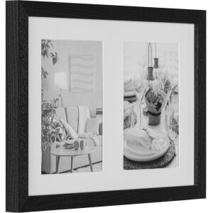 Henzo Galerie foto Modern 23x35 cm negru 2 fotografii 13x18 cm