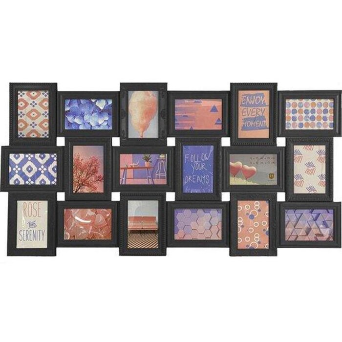 Galerie foto trendy 18 fotografii 10x15 cm negru