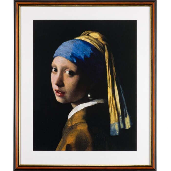 Rama din lemn Henzo Verona maro închis 50x70 cm cu passe-partout pentru 40x60