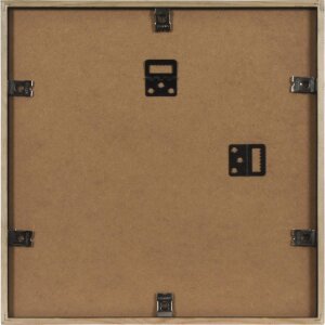 Henzo cadru din lemn Viola 50x50 cm negru cu sticlă normală passe-partout