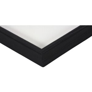 Henzo cadru din lemn Viola 50x50 cm negru cu sticlă normală passe-partout