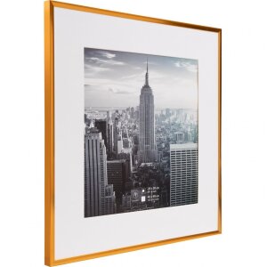 Rama foto din aluminiu Henzo Manhattan bronz 40x40 cm cu passepartout 30x30 cm
