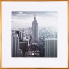Rama foto din aluminiu Henzo Manhattan bronz 40x40 cm cu passepartout 30x30 cm
