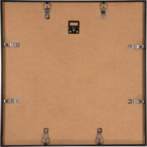 Cadru din aluminiu Henzo Manhattan negru 40x40 cm cu passe-partout 30x30 cm