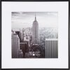 Cadru din aluminiu Henzo Manhattan negru 40x40 cm cu passe-partout 30x30 cm