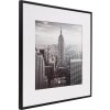 Cadru din aluminiu Henzo Manhattan negru 40x40 cm cu passe-partout 30x30 cm