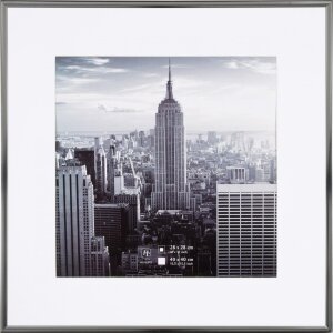 Rama din aluminiu Henzo gri Manhattan 40x40 cm cu...