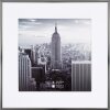 Rama din aluminiu Henzo gri Manhattan 40x40 cm cu passe-partout pentru 30x30 cm