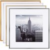 Rama din aluminiu Henzo gri Manhattan 40x40 cm cu passe-partout pentru 30x30 cm