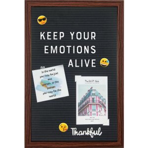 Scrisoare din lemn Henzo 30x45 cm maro închis