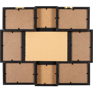 Henzo Letterboard 57x47 cm negru cu ramă foto și set de litere