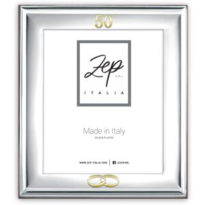 ZEP Metall-Portraitrahmen Noto 15x20 und 20x25 cm silber glänzend 50 Jahre