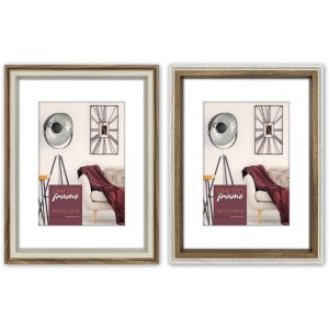 ZEP Bilderrahmen Palmi MDF Holzoptik mit Passepartout...