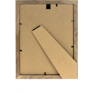 ZEP Bilderrahmen Palmi MDF Holzoptik mit Passepartout 13x18 cm bis 50x70 cm
