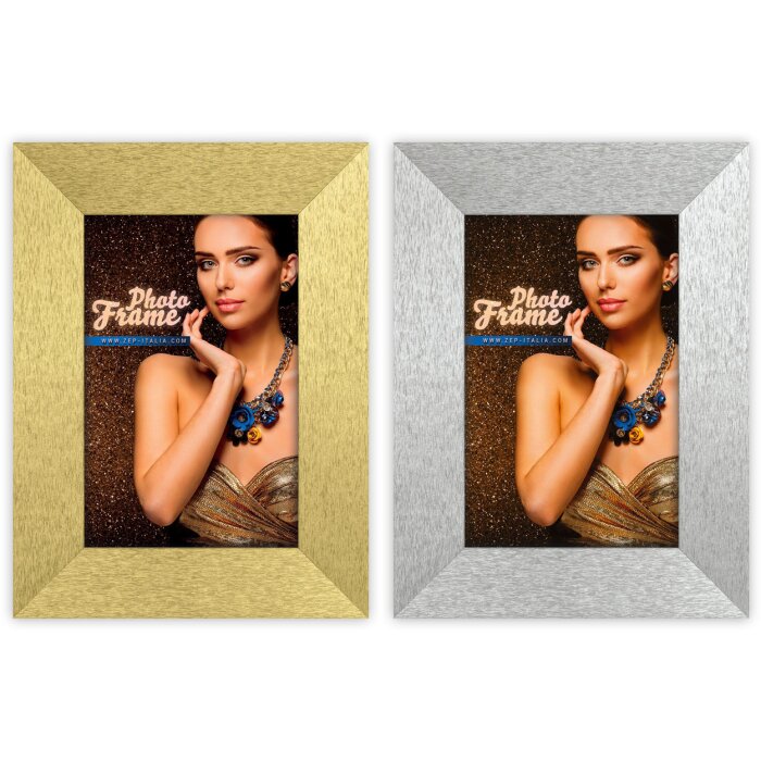 Cadru din lemn ZEP Glam Gold Silver 10x15 cm până la 20x30 cm cu suport