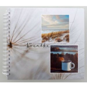 Hama Spiralalbum Relax Breathe 28x24 cm 50 weiße Seiten