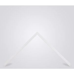 Ramă foto Walther Valencia cu sticlă antireflex albă 15x20 cm