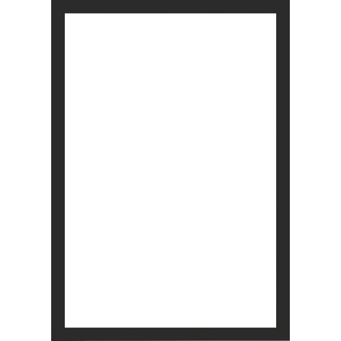 Ramă foto Walther Valencia cu sticlă antireflex, negru, 25x60 cm