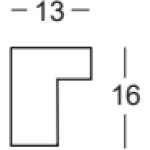 Ramă foto Walther Valencia cu sticlă antireflex champagner 15x20 cm