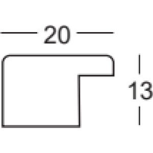 Ramă foto Walther Oviedo 30x45 cm, argint, cu sticlă antireflex
