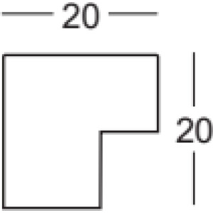 Ramă foto Walther Tarassa 45x80 cm negru, cu sticlă antireflex