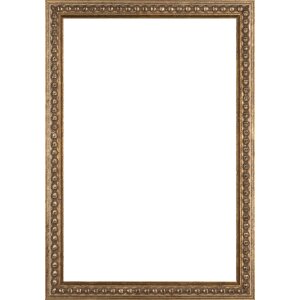 Ramă foto Baroc din lemn de elce argintiu 25x35 cm cu...