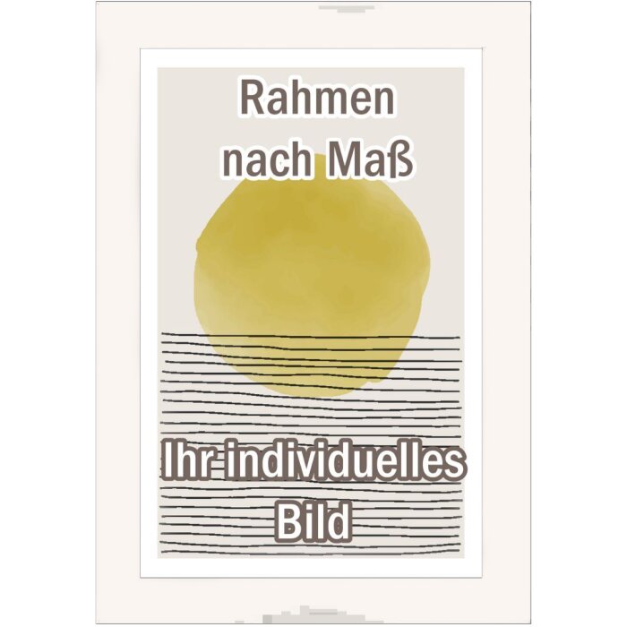 Rama foto Walther Sabadell 50x50 cm albă cu sticlă antireflex